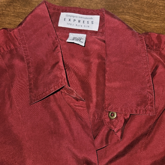 Vintage Express 100% Silk Xs Mens - Picture 10 of 12